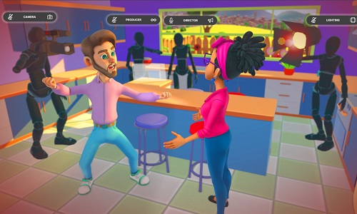 Characters in computer game being built on Animotive platform.